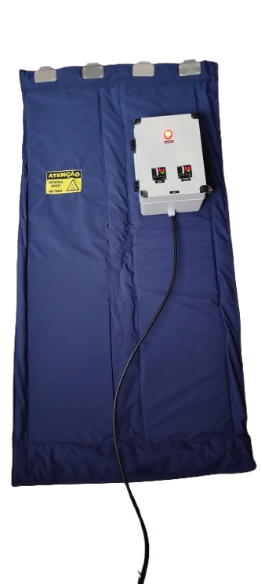 MANTA TÉRMICA AQUECEDORA DE SILICONE RESISTÊNCIAS PAULISTA